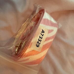 Pink and White Patterned Strap